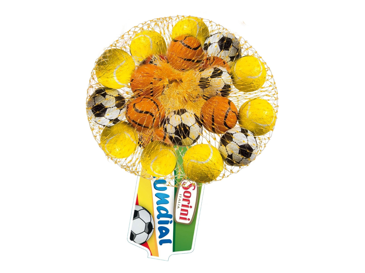 Cioccolatini in retina sport da 70gr