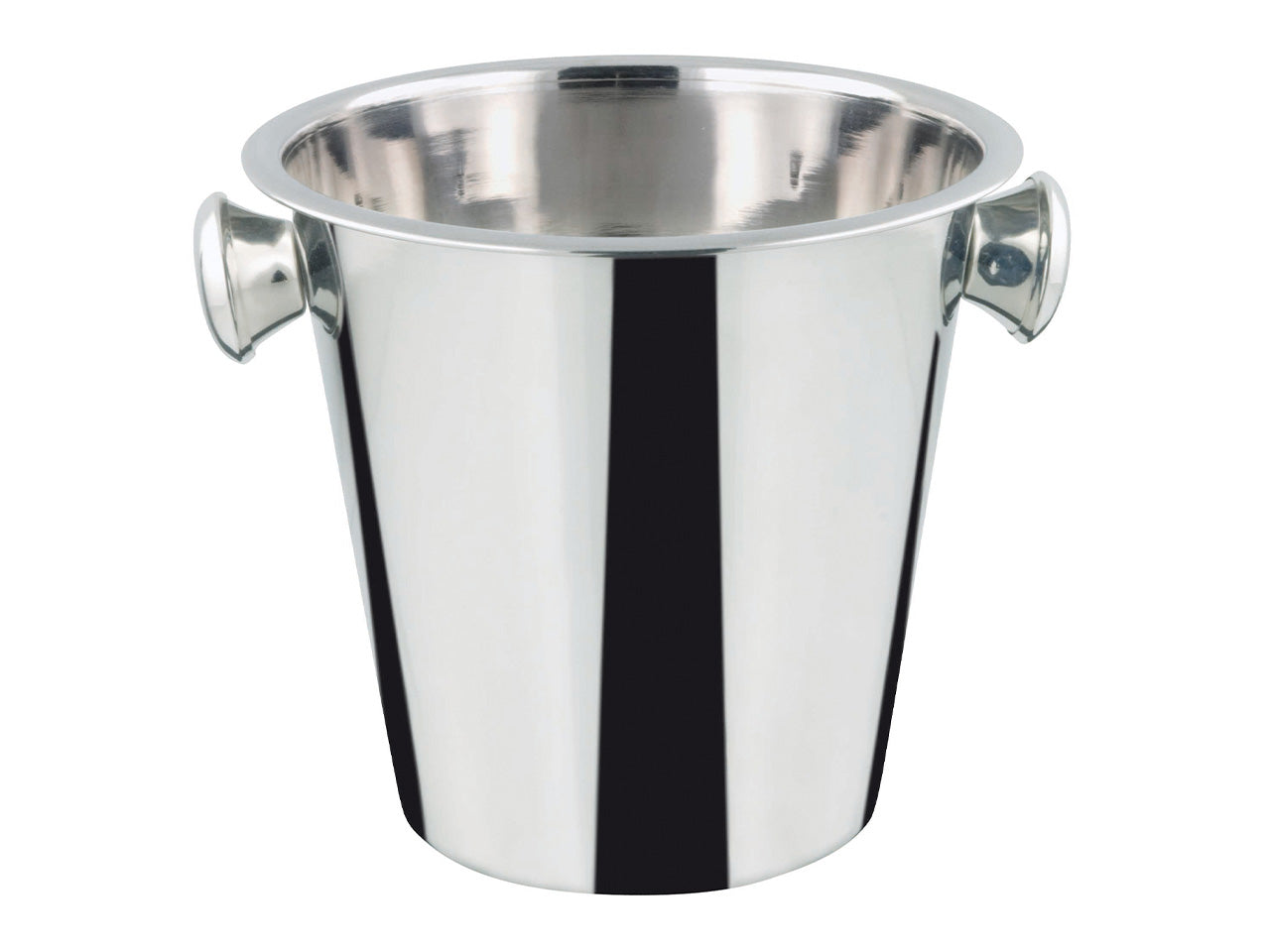 Secchiello champagne con pomoli in acciaio inox diametro 20cm