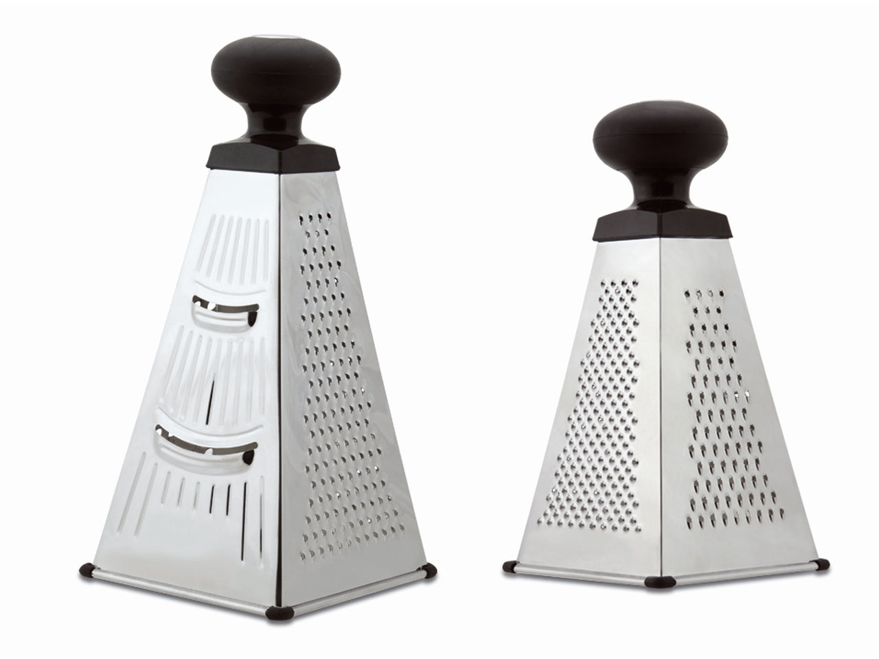 Grattugia a piramide 4facce in acciaio inox 10,5x10,5xh.20cm