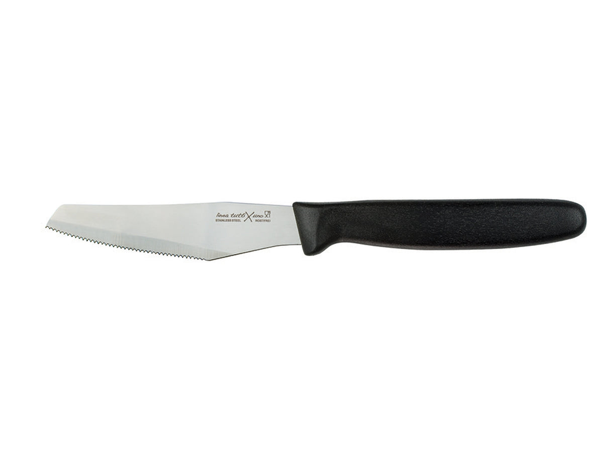 Blister di 6 coltelli pizza linea tuttixuno con lama in acciaio inox temperato e manico in polipropilene