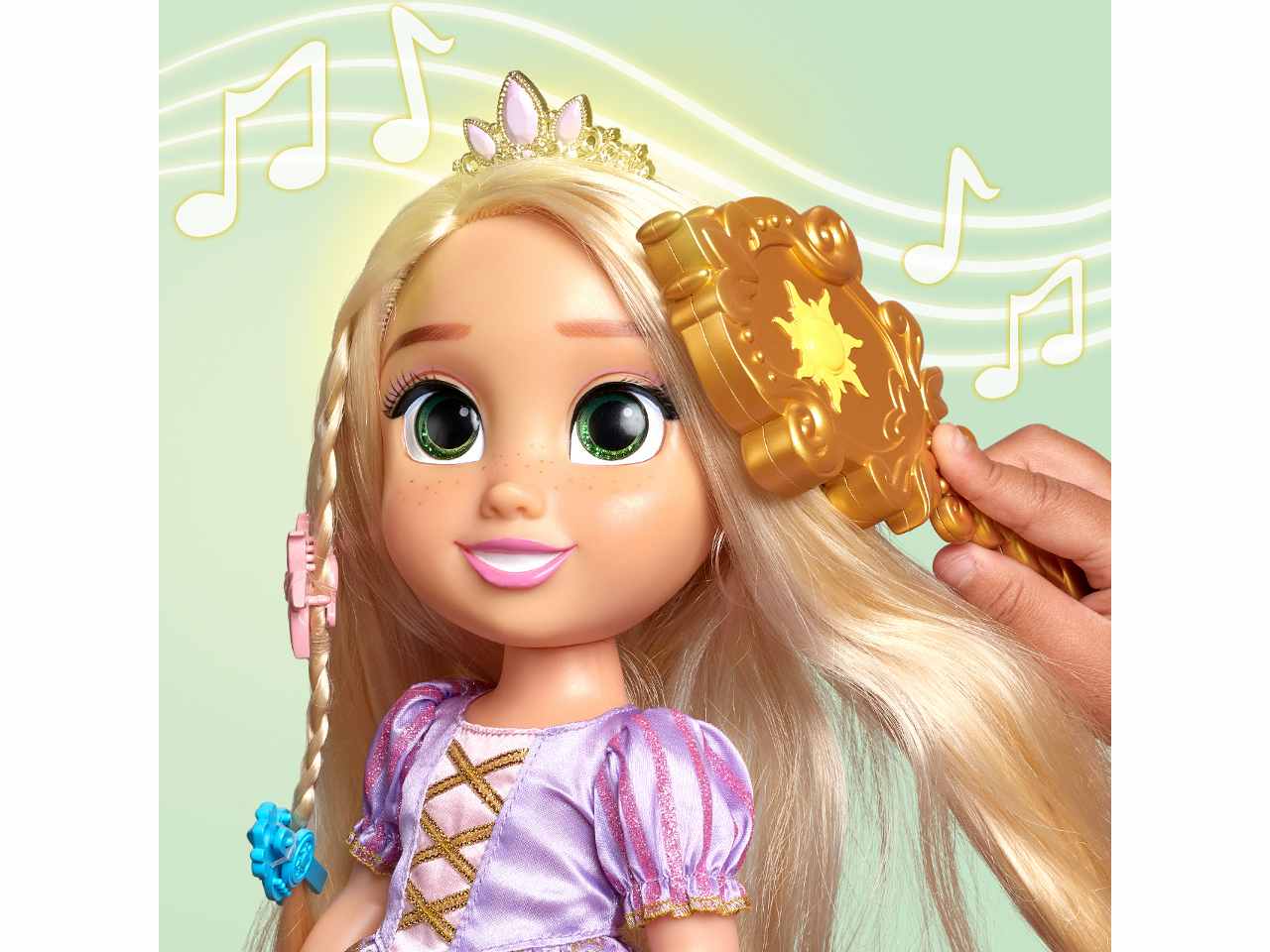 Hair glow rapunzel doll 217254