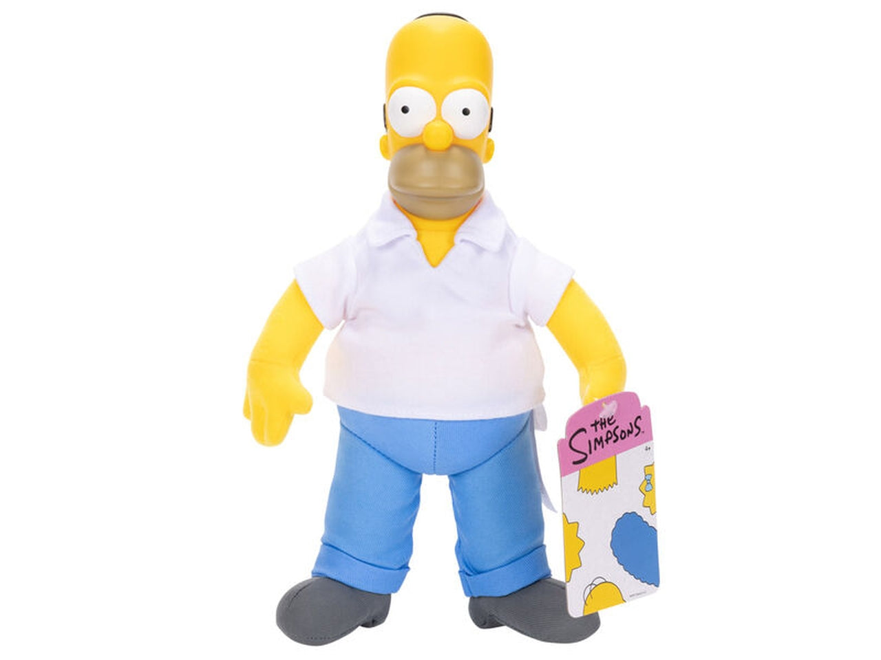 Peluche The Simpson Assortimento Wave 1, Set di 5 Personaggi con Testa in Plastica e Corpo in Peluche, Ideali per Fan e Collezionisti - EtÃ  Consigliata 4+ | Jakks Pacific