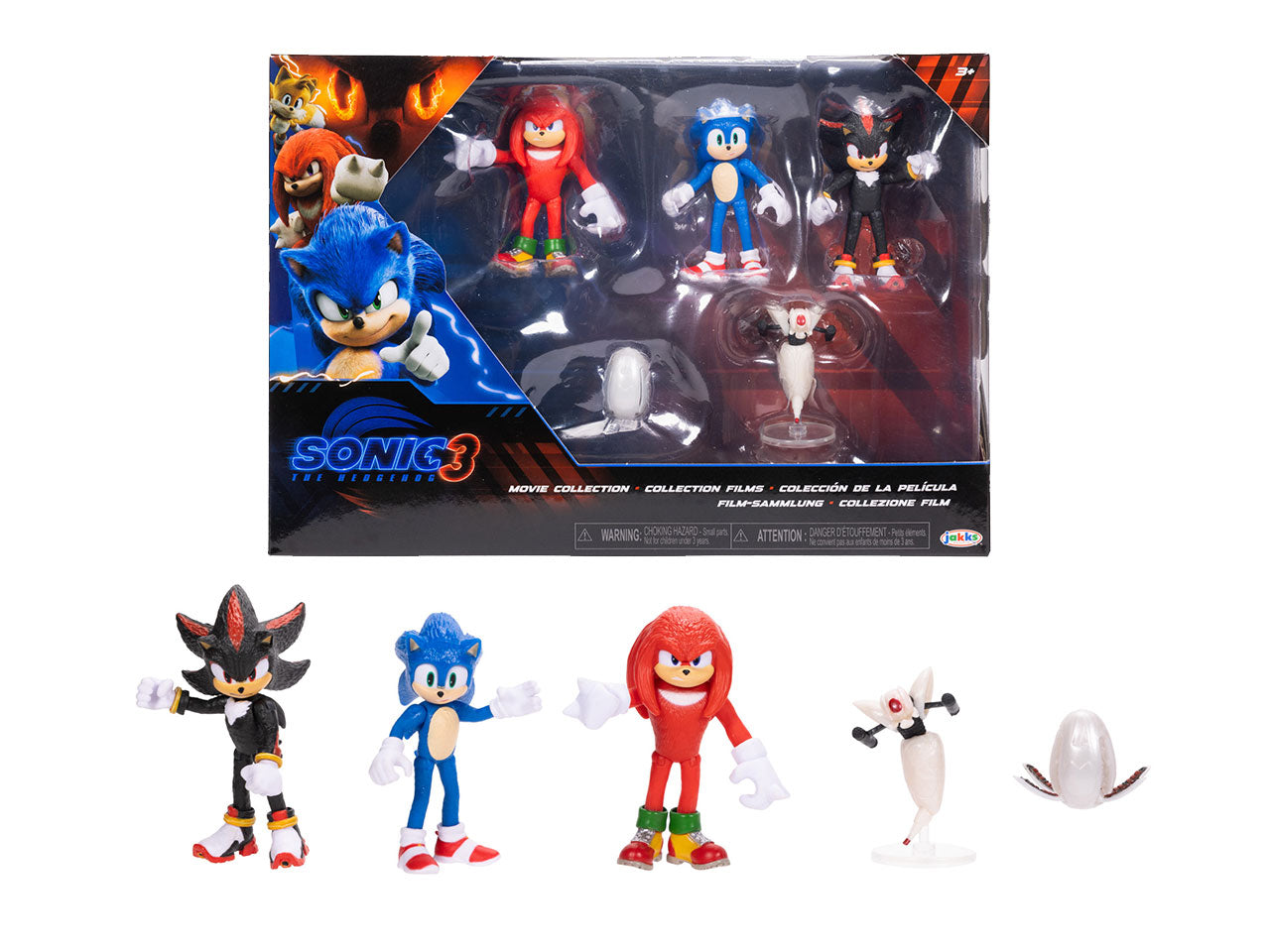 Personaggi Articolati Sonic 3 Movie 6 cm Multipack, Set di Figure Dettagliate di Sonic per Fan e Collezionisti - EtÃ  Consigliata 4+ | Jakks Pacific