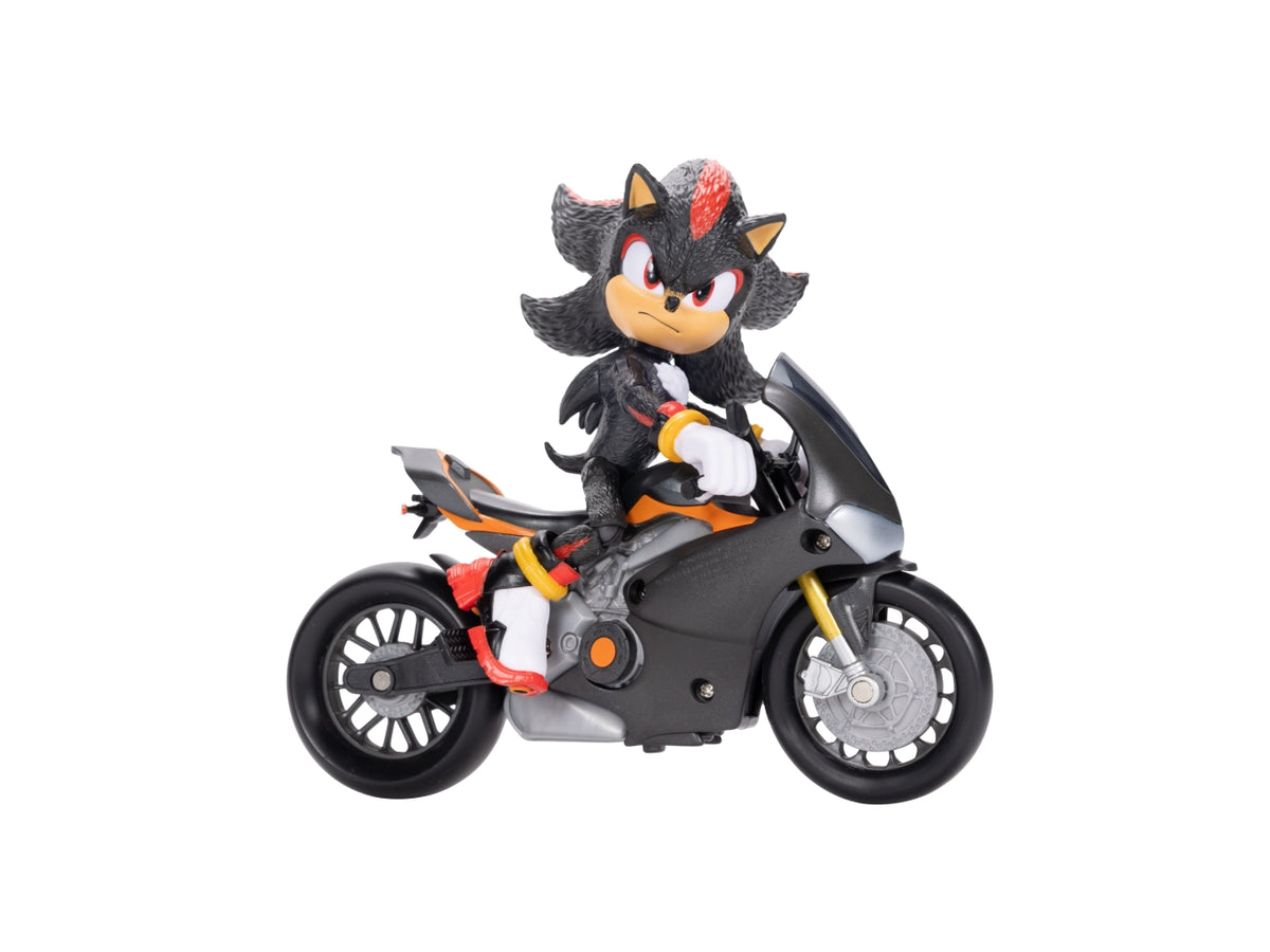 Veicolo con Personaggio Articolato Sonic 3 Movie 13 cm, Set con Sonic e Moto Veicolo per Fan e Collezionisti - EtÃ  Consigliata 4+