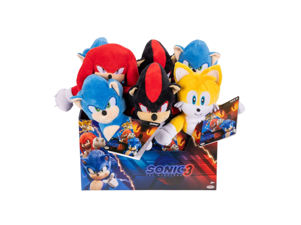 Peluche Sonic 3 Movie 23 cm, Morbido Peluche per Fan e Collezionisti - EtÃ  Consigliata 4+