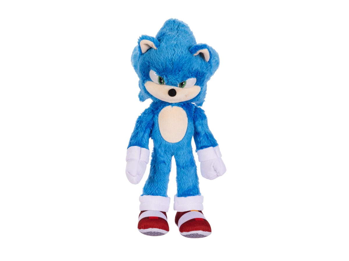 Peluche Deluxe Sonic 3 Movie 33 cm con Sonic, Morbido Peluche per Fan e Collezionisti - EtÃ  Consigliata 4+ | Jakks Pacific