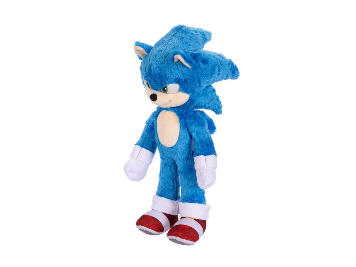 Peluche Deluxe Sonic 3 Movie 33 cm con Sonic, Morbido Peluche per Fan e Collezionisti - EtÃ  Consigliata 4+ | Jakks Pacific