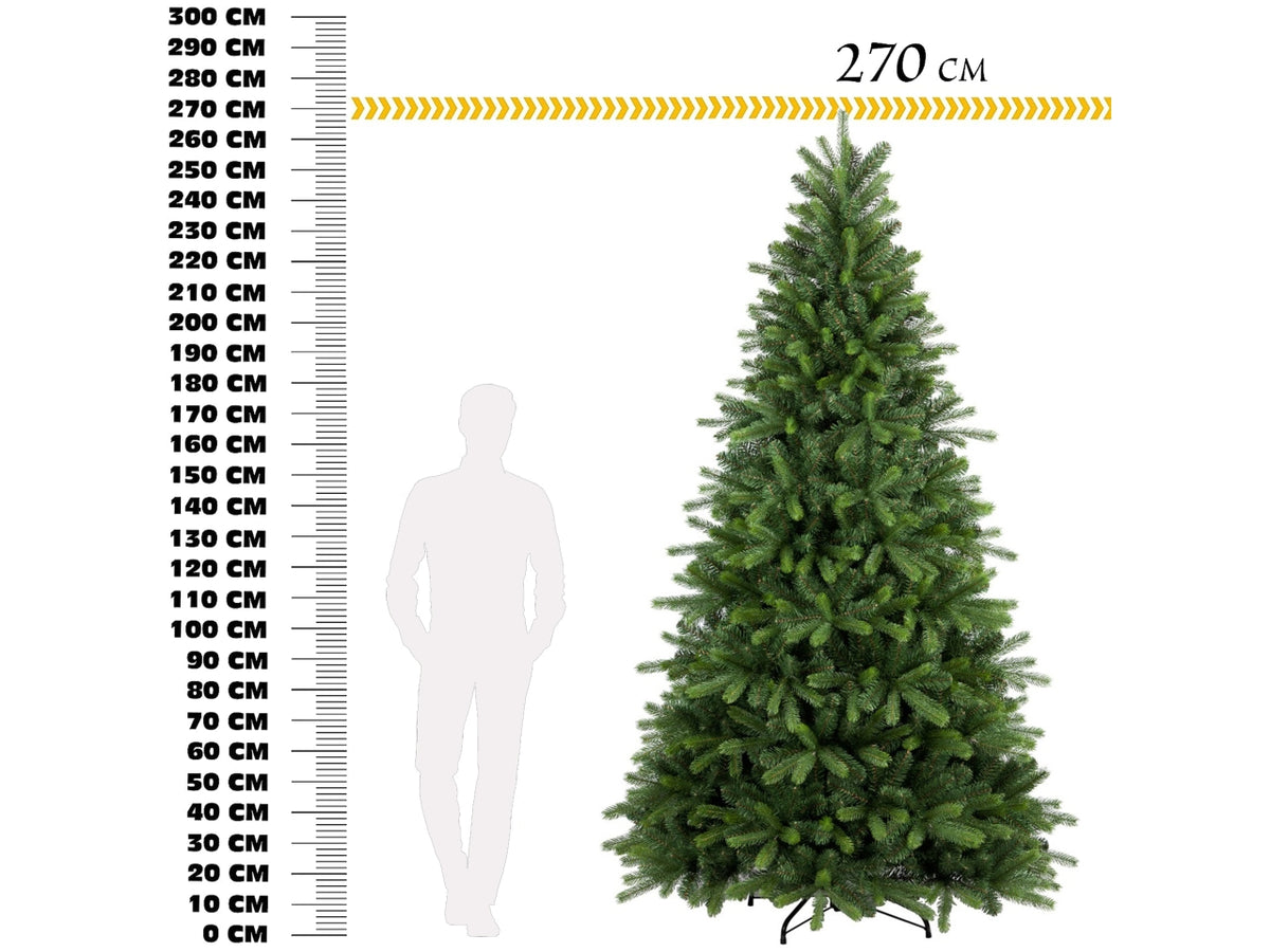 Albero Miami 270cm 3466 rami diametro 162cm pe+pvc montaggio ad ombrello