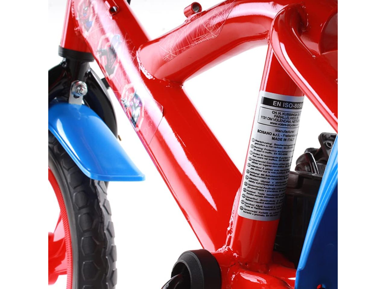 Bici spiderman 12"