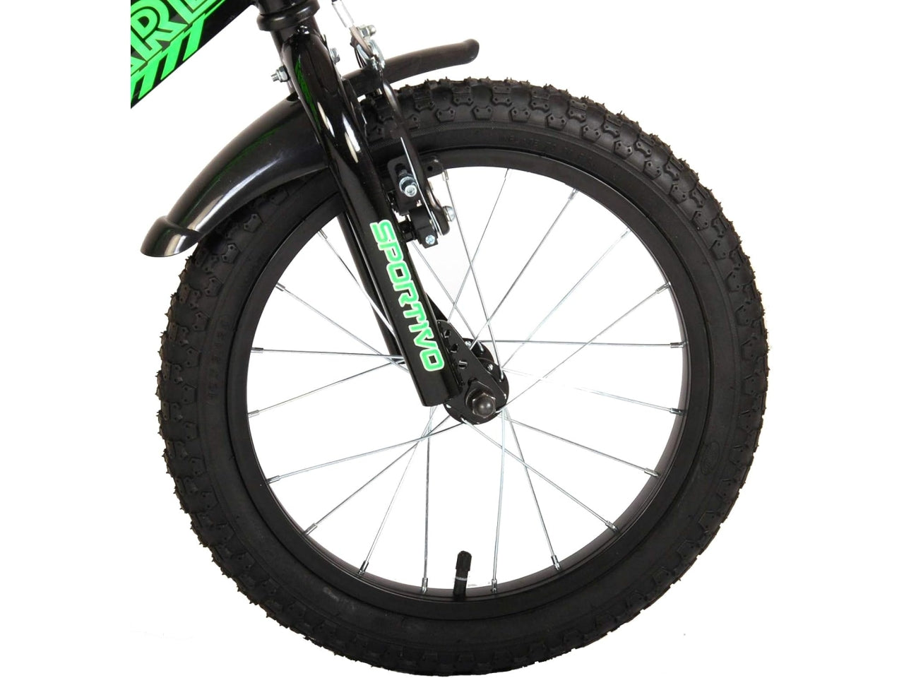 Bici dy sportivo verde 16' sfera