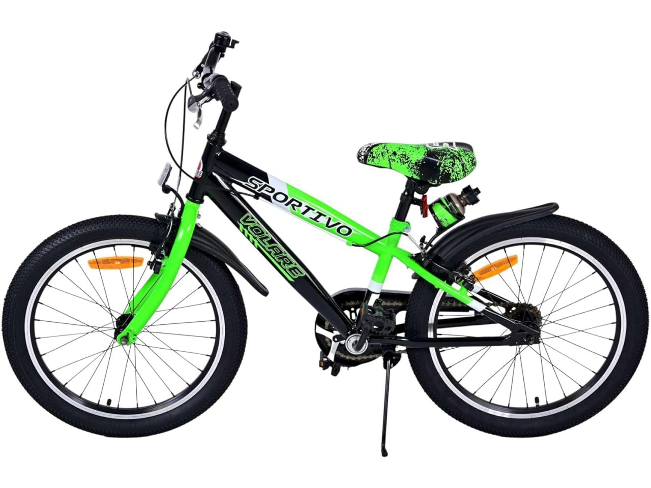 Bici Sportivo verde 20 pollici sfera