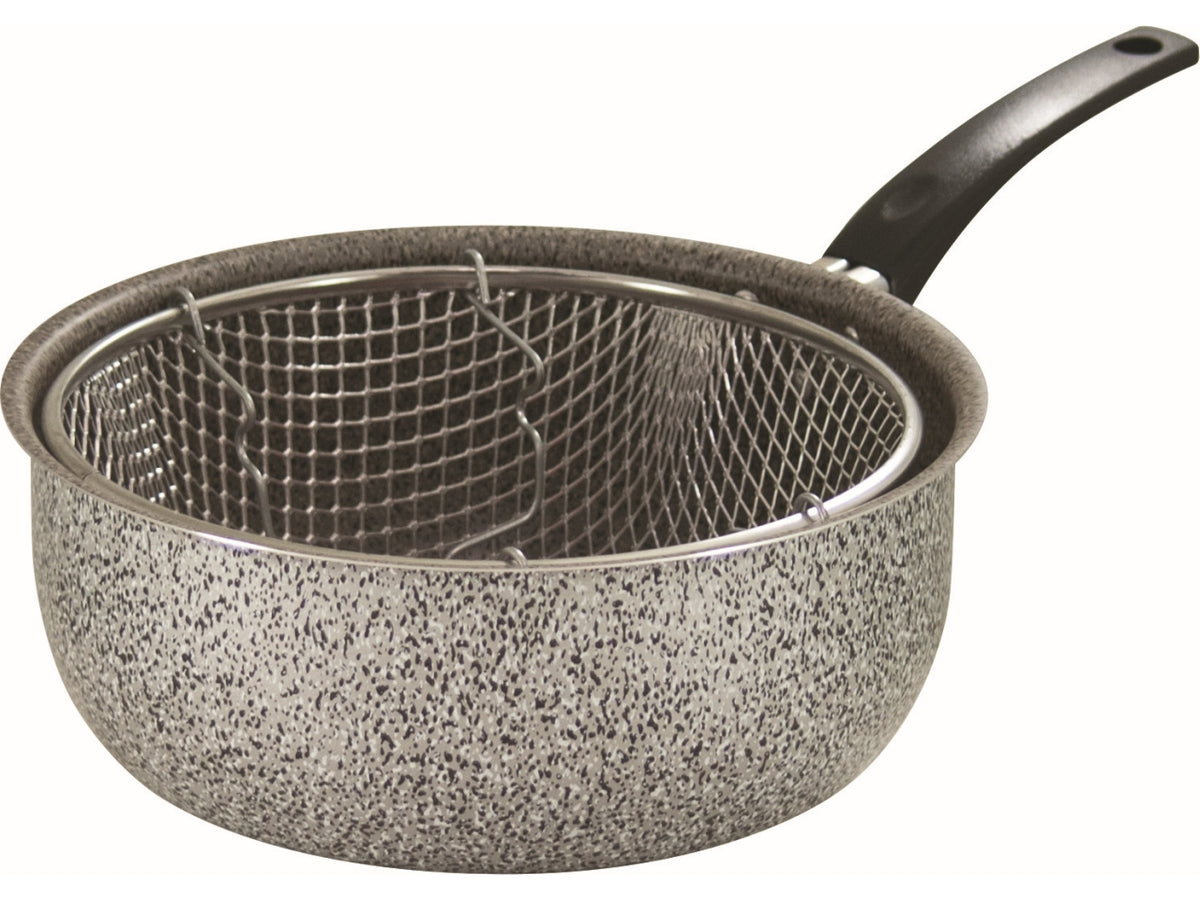 Friggitrice 1m d.24cm linea janet 2.0 con rivestimento antiaderente e antigraffio