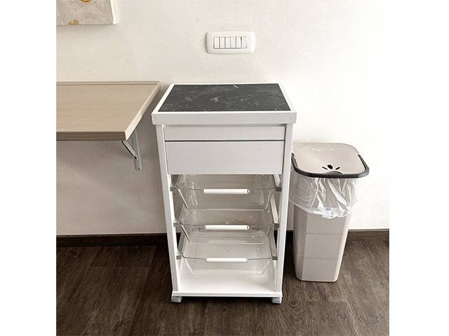 Carrello prestige bianco mas334