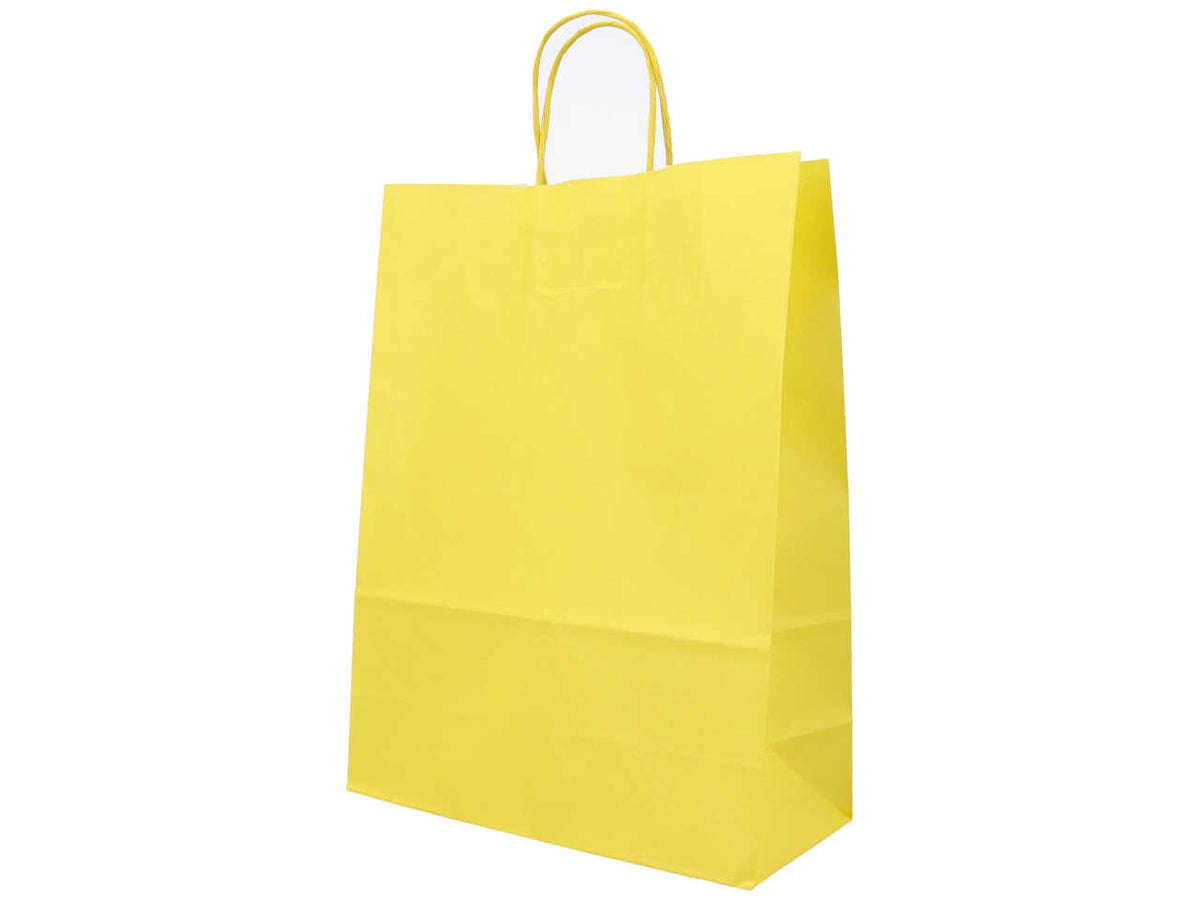 Borsa cordino vertical gialla 26x11x34,5cm