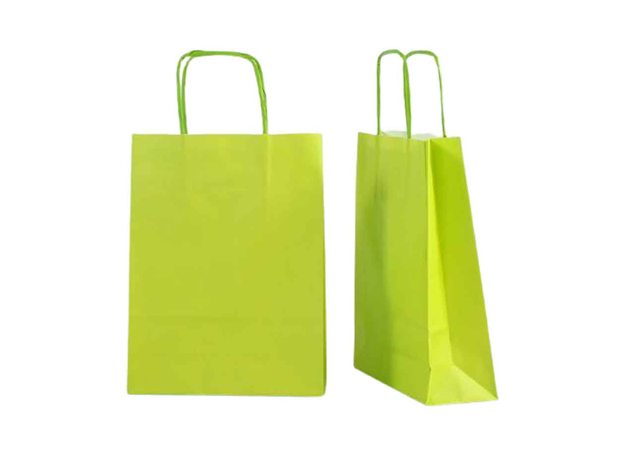 Busta cordino verde apple 18x7x24