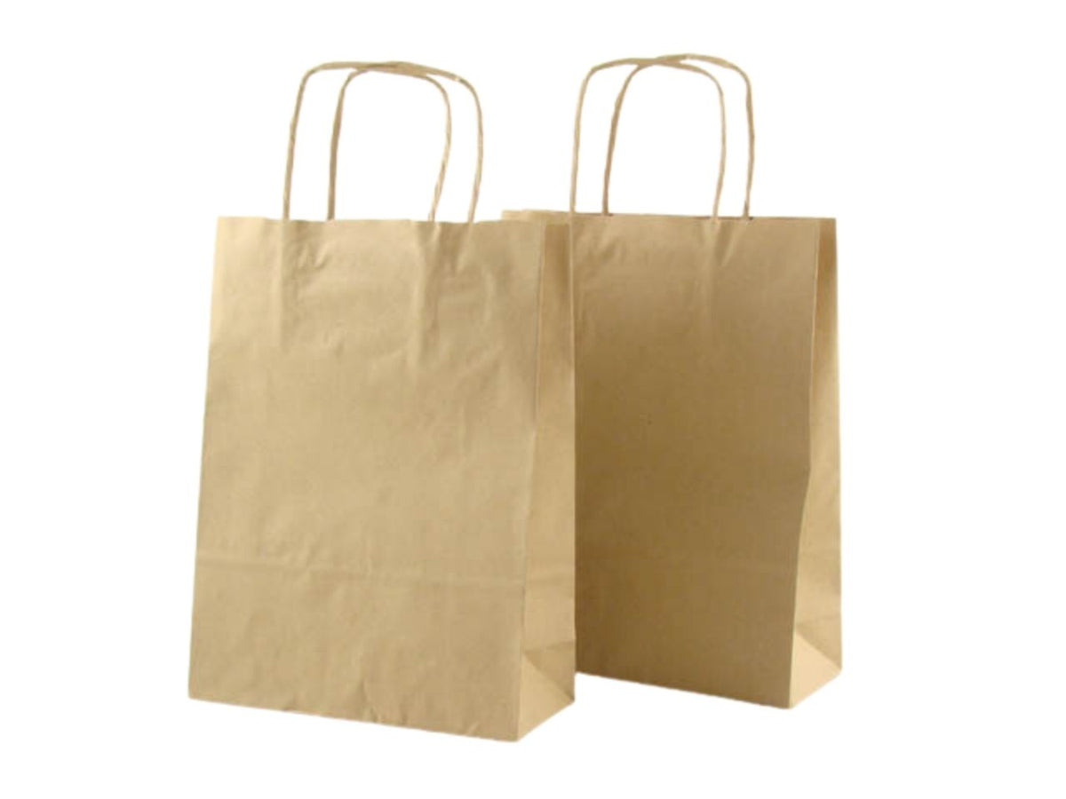 Borsa cordino avana 18x7x24cm
