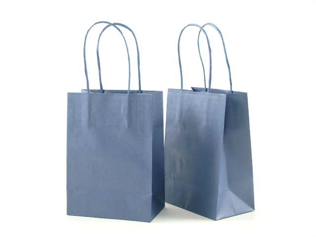 Busta cordino blu 14x9x21cm