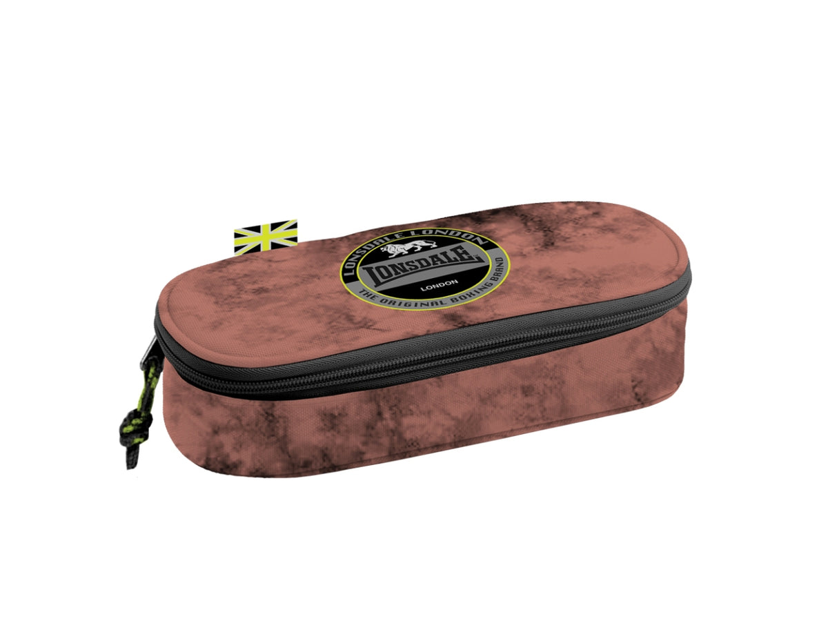 Astuccio ovale university marrone Lonsdale ragazzo/a 32x13x42 cm$