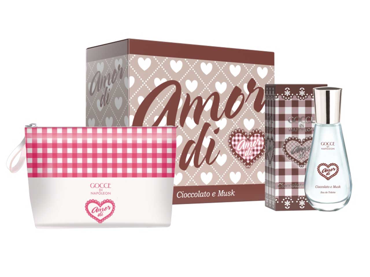 Gocce set amor di cioccolato eau de toilette 30ml + pochette