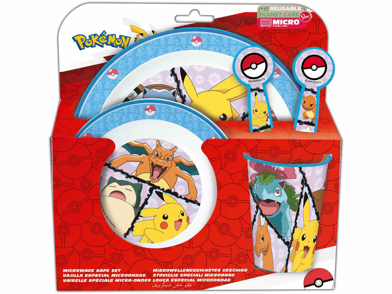 Pokemon set da 5 pezzi micro