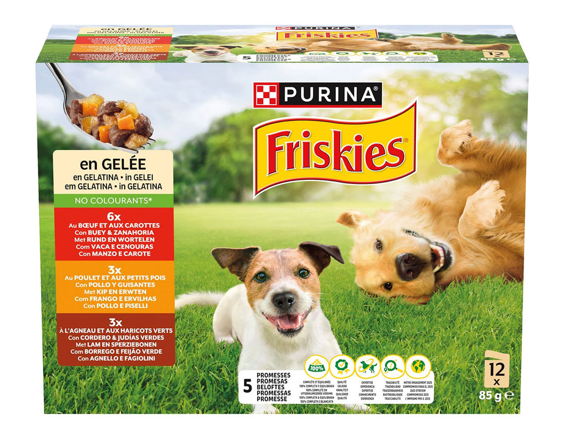 Friskies bocconi in salsa - pollo e carote 12x85gr