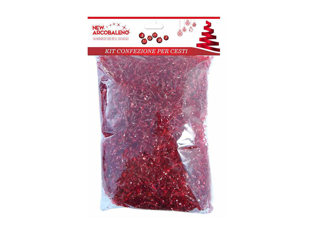 Paglia rossa per confezioni