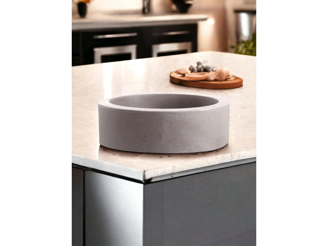 Linea echo vaso 25cm cenere