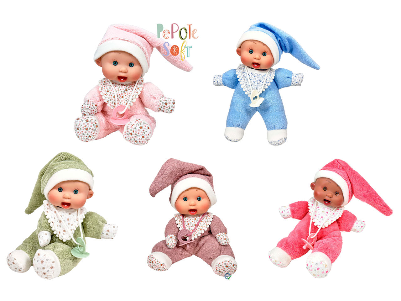 Bambola pepote soft bambÃº 26cm