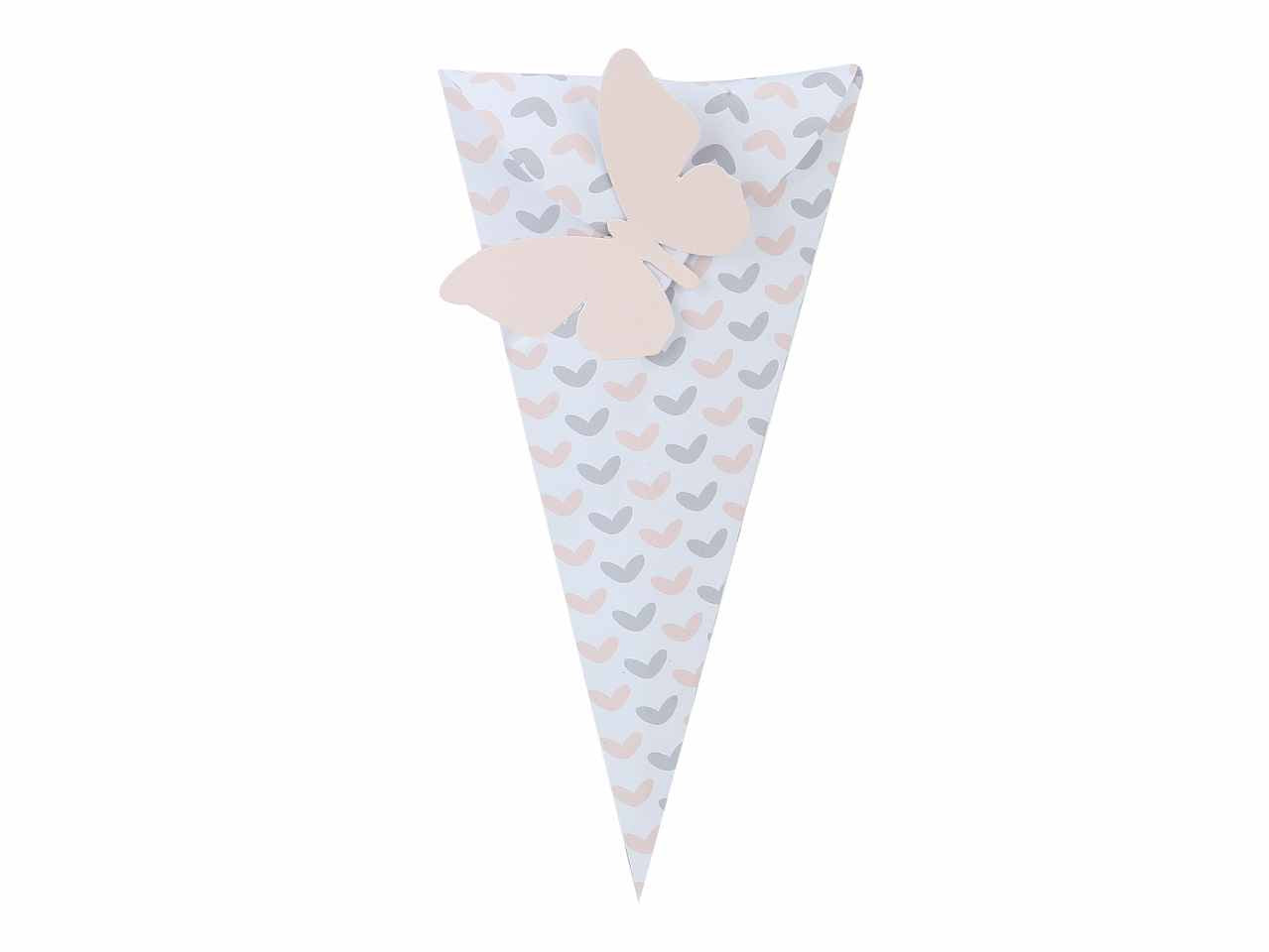 Scatola cono c/cuoricini 10 pezzi1015000500