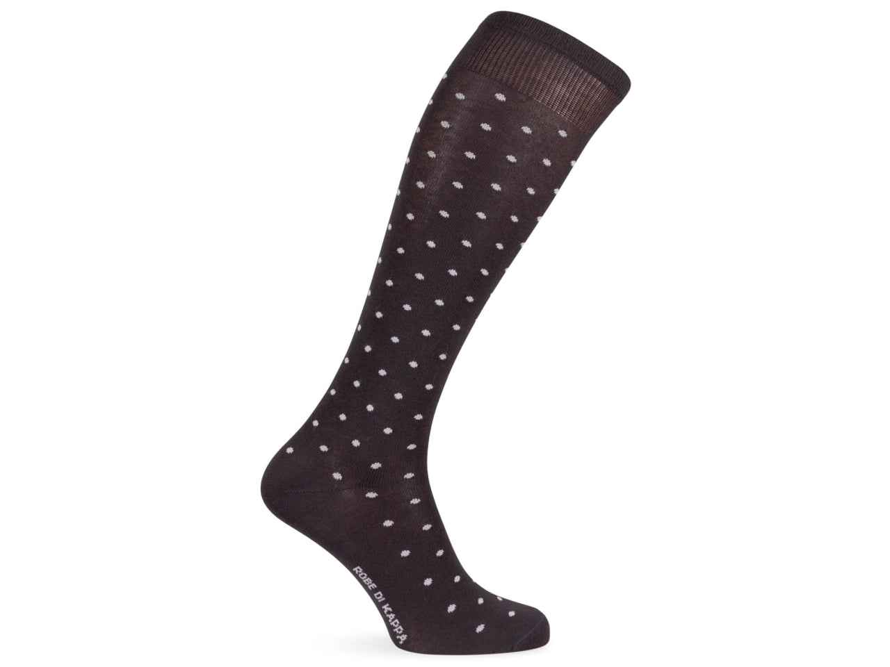 Calza lunga da uomo maglia jersey in cotone pois- pack da 1 paio - assortito 43/46