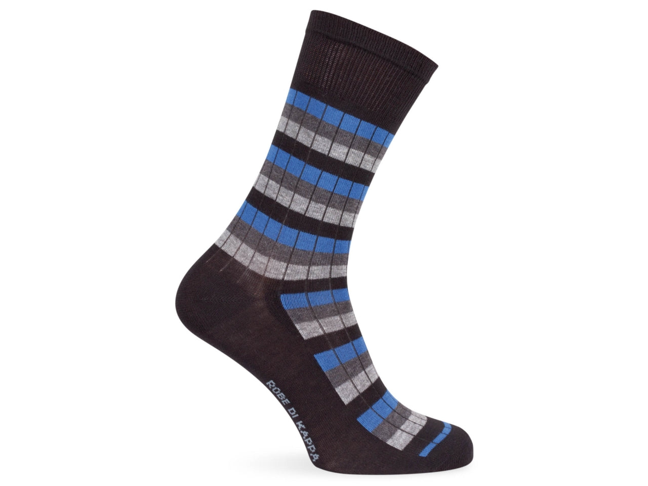 Calza corta da uomo maglia jersey in cotone rigata- pack da 1 paio - assortito 43/46