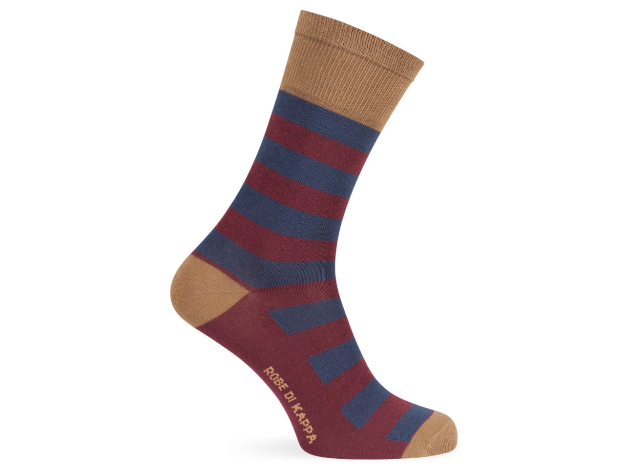 Calza corta da uomo maglia jersey in cotone riga larga- pack da 1 paio - assortito 43/46