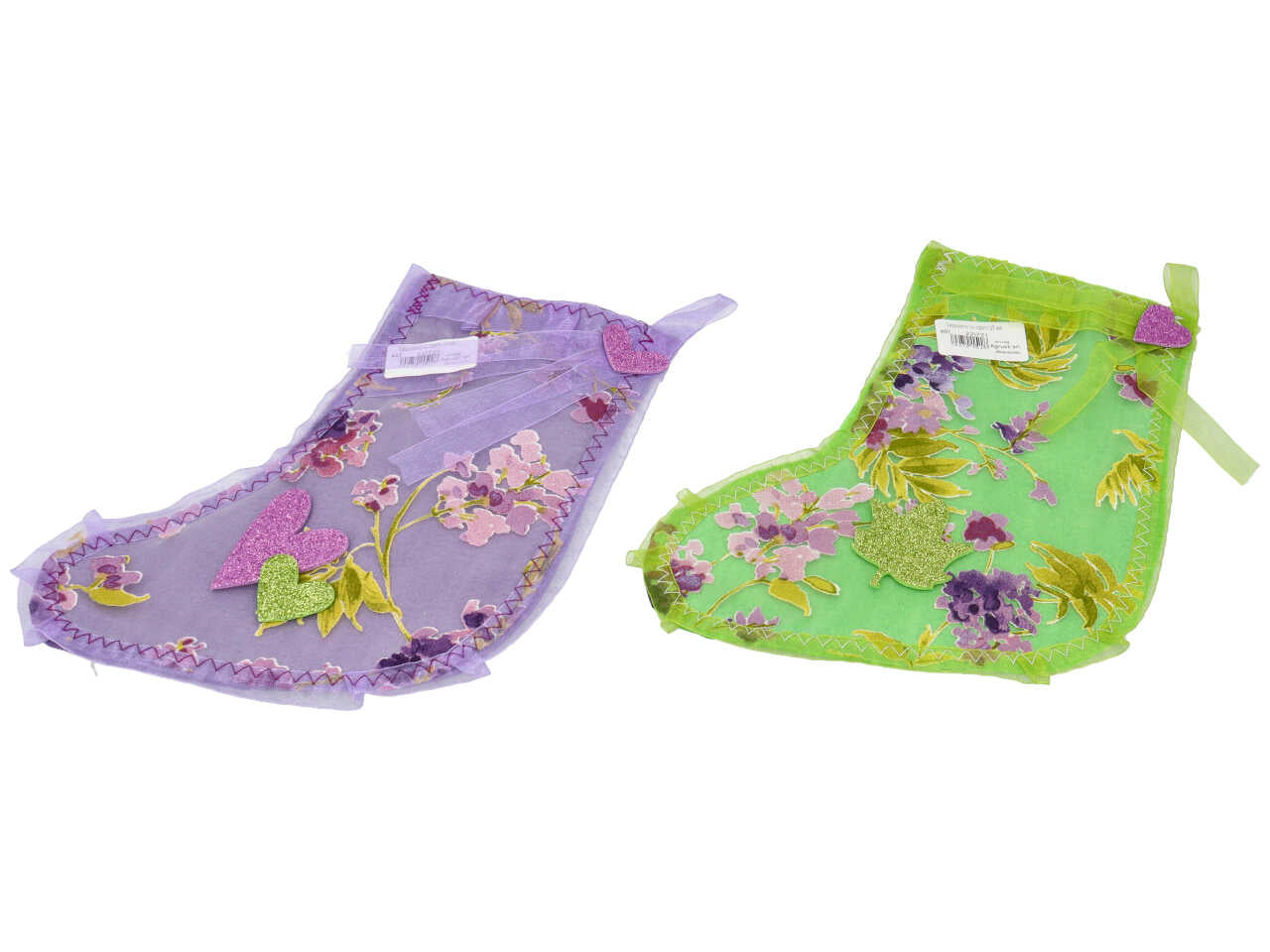 Calza panno organza