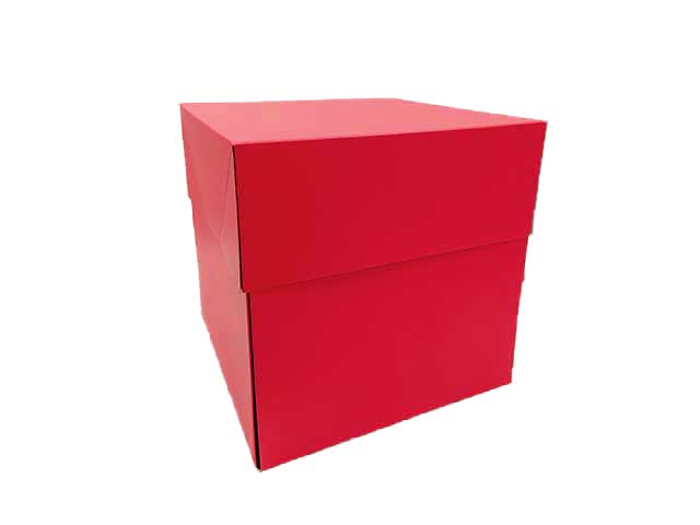 Scatola surprise rossa 50x50cm