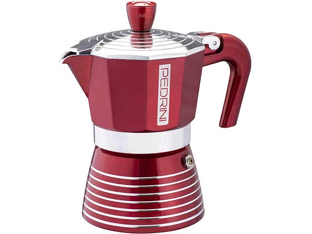 Caffettiera 6tz.verniciata rosso 02cf116