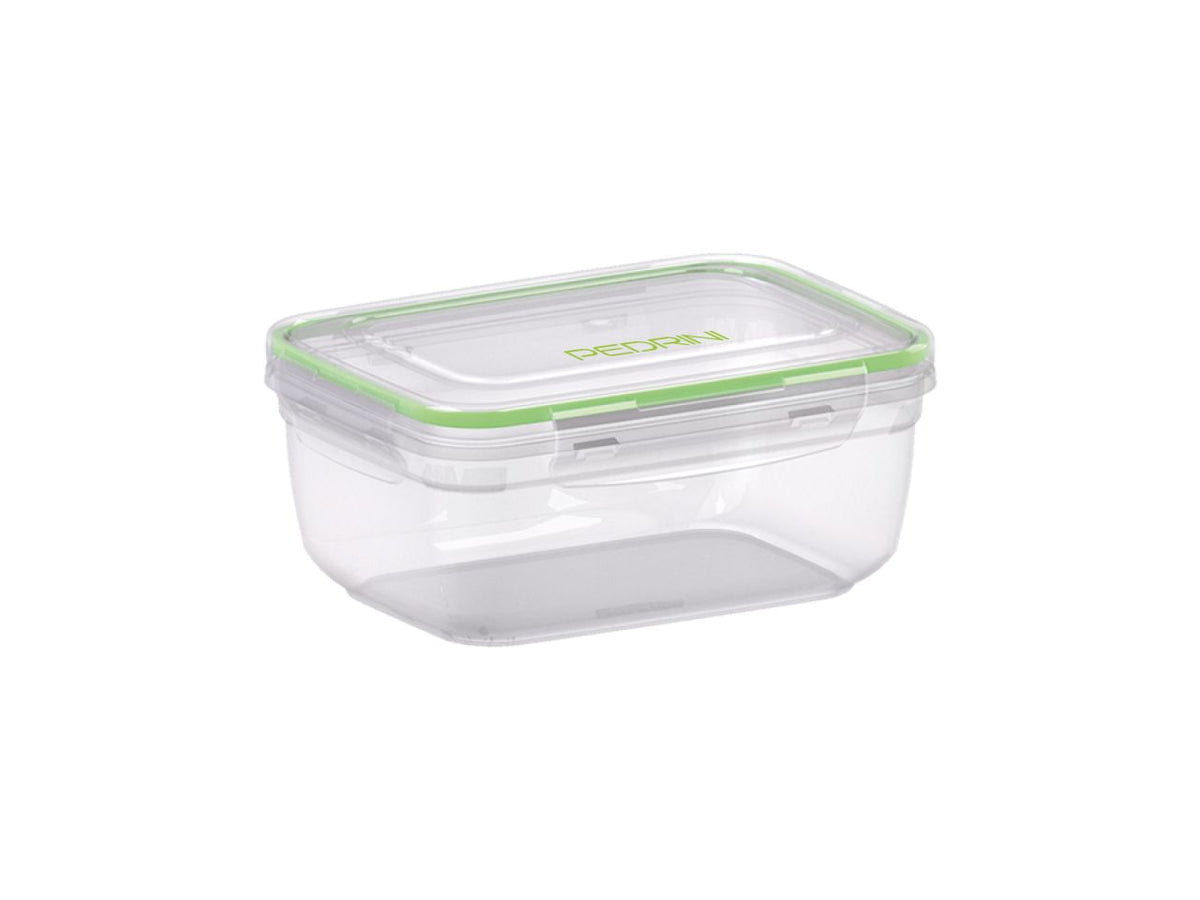 Contenitore rettangolare in plastica da 800ml con coperchio