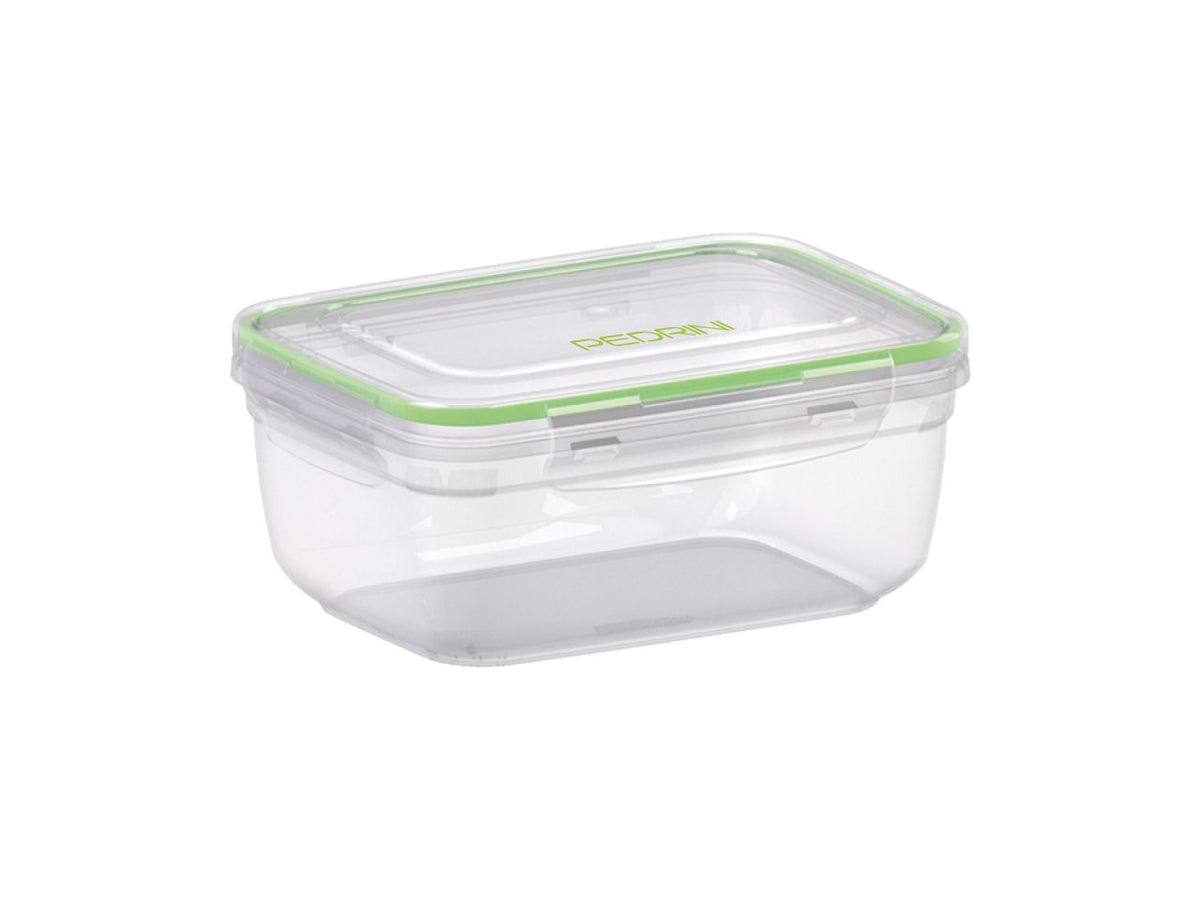 Contenitore rettangolare in plastica da 2300ml con coperchio