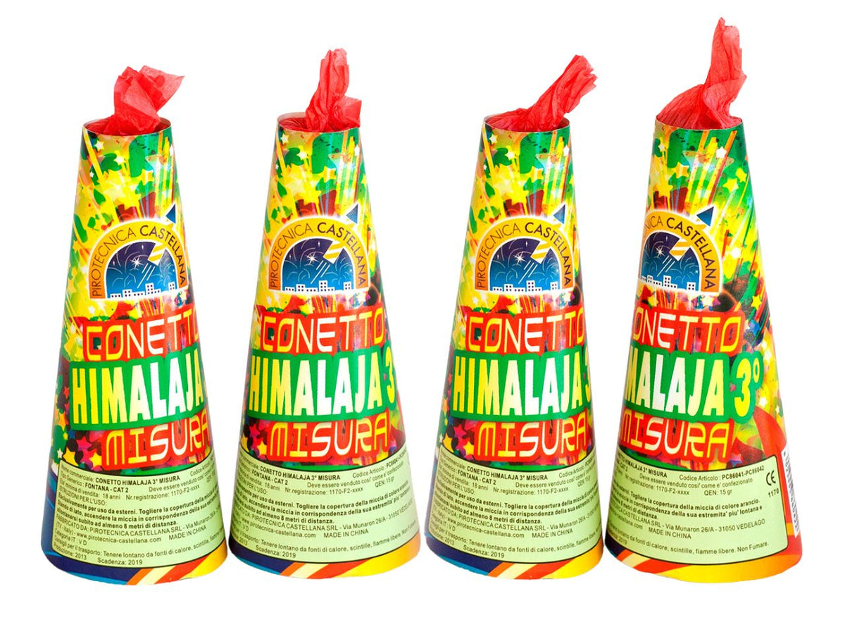 Conetto Himalaja 3Â°misura confezione da 4 fontana