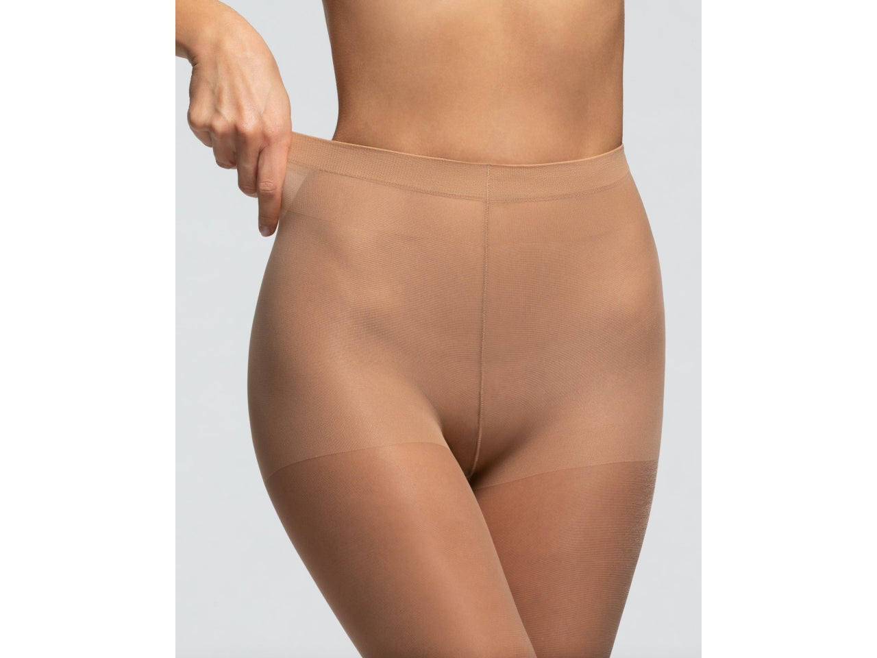 Collant pompea top 20 denari taglia 3 colore polvere dorata