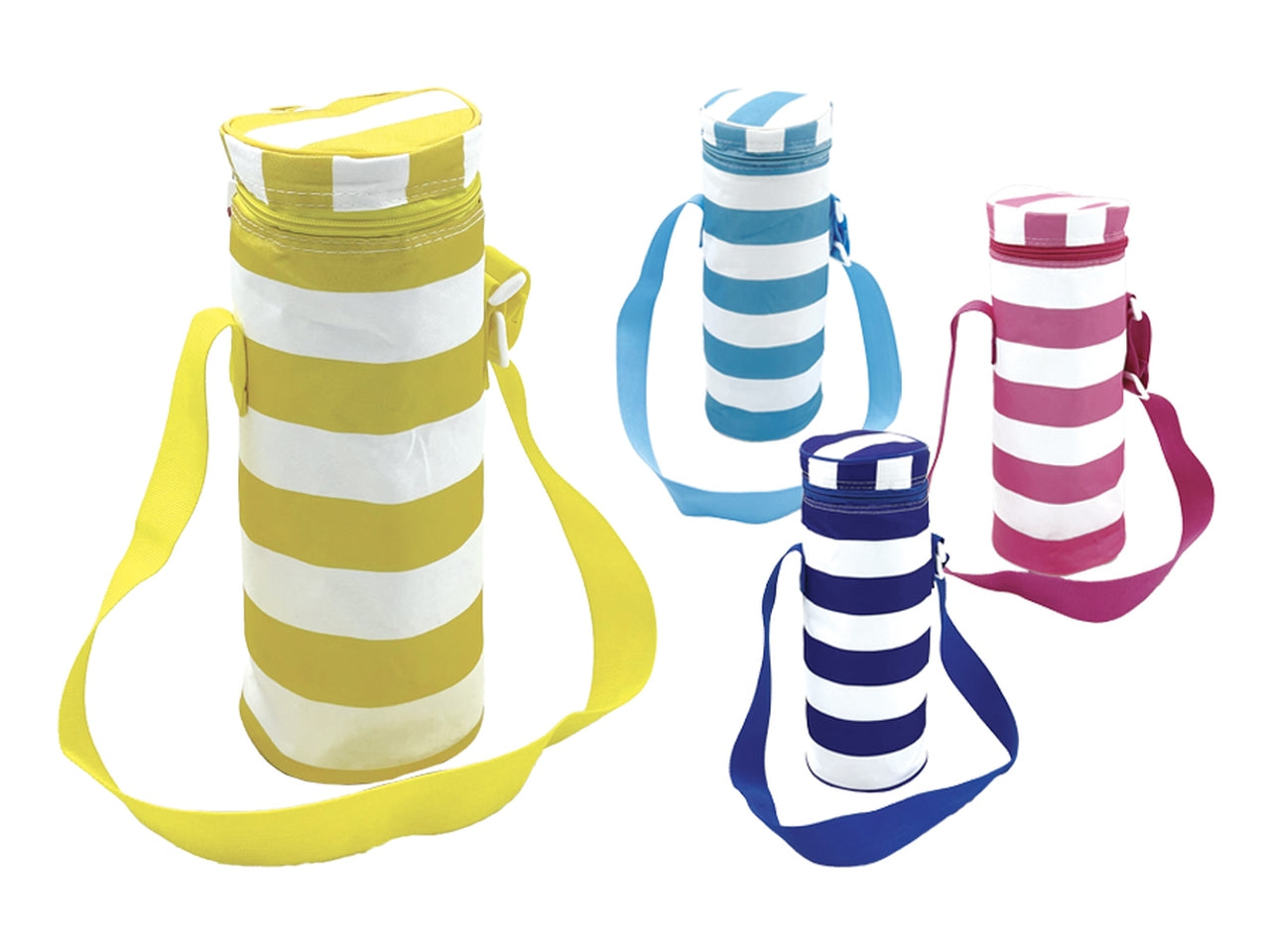 Portabottiglia frigo 2l 3mm stripe in 4 assortimenti