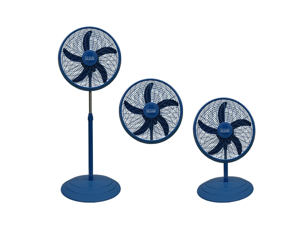 Ventilatore piantana 3in1 50x130cm 65w blu