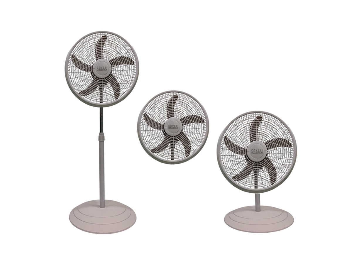 Ventilatore piantana 3in1 50x130cm 65w sabbia $