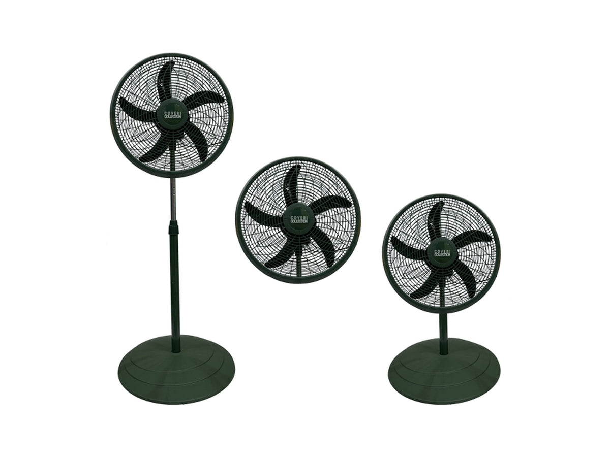 Ventilatore piantana 3in1 50x130cm 65w verde $