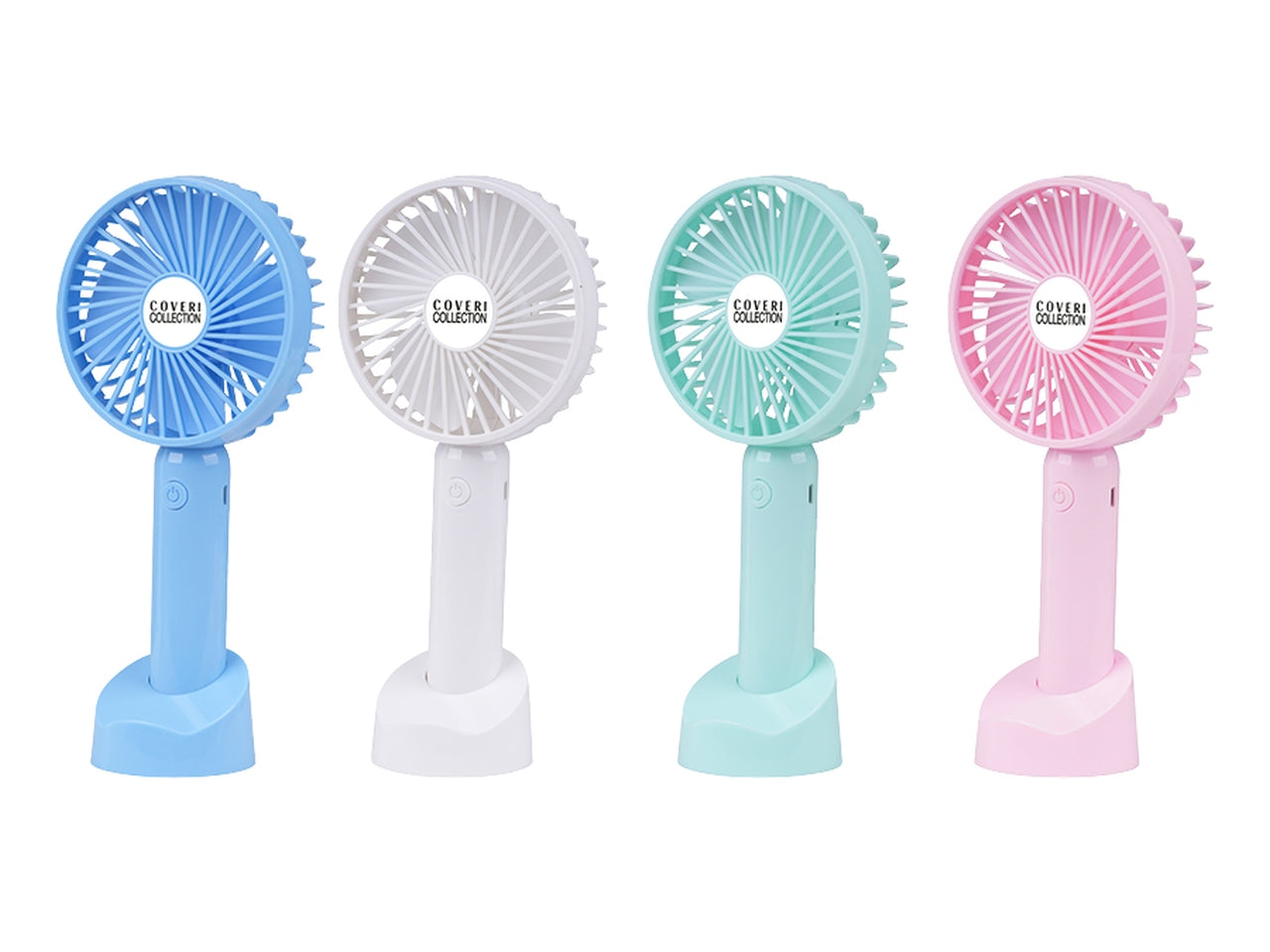 Mini ventilatore 22x10x4cm m.x2 in 4 assortimenti