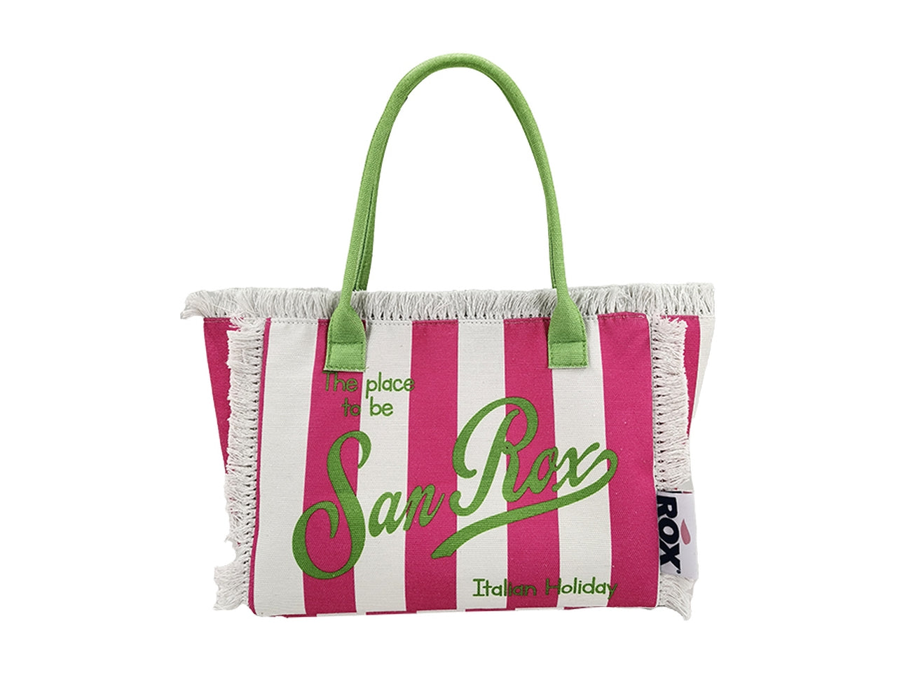 Borsa mare frange sanrox 45x20x35cm disegno 19