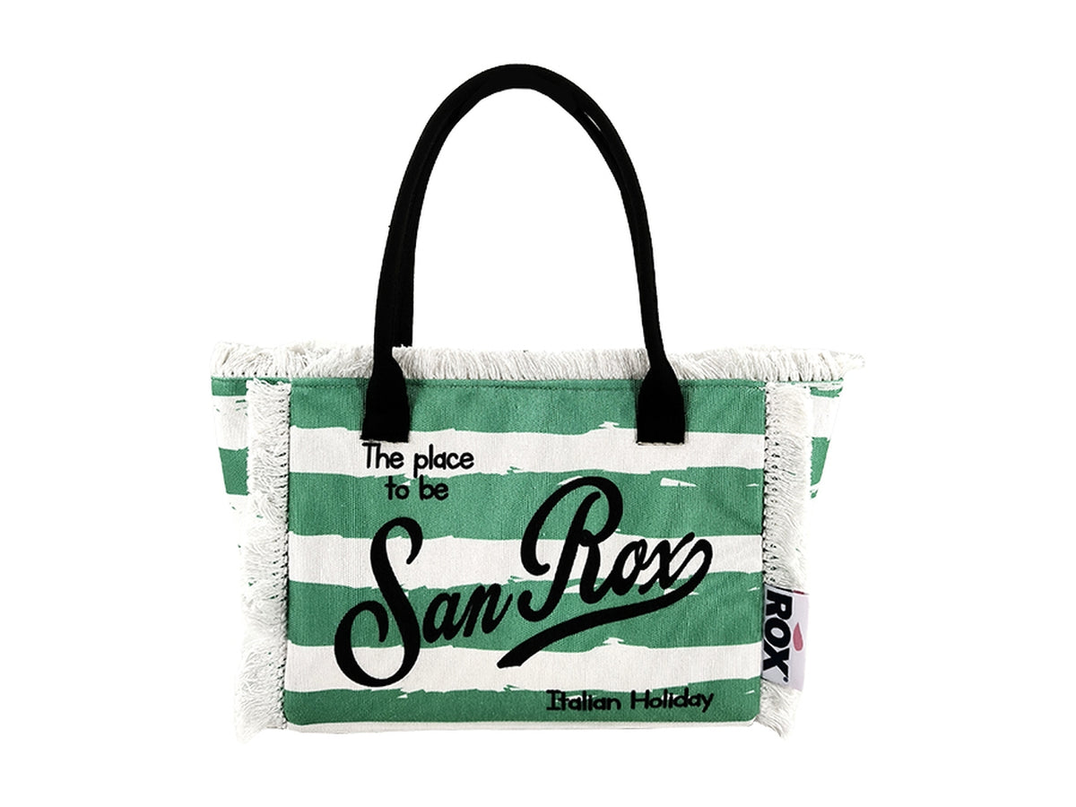Borsa mare frange sanrox 45x20x35cm disegno 25