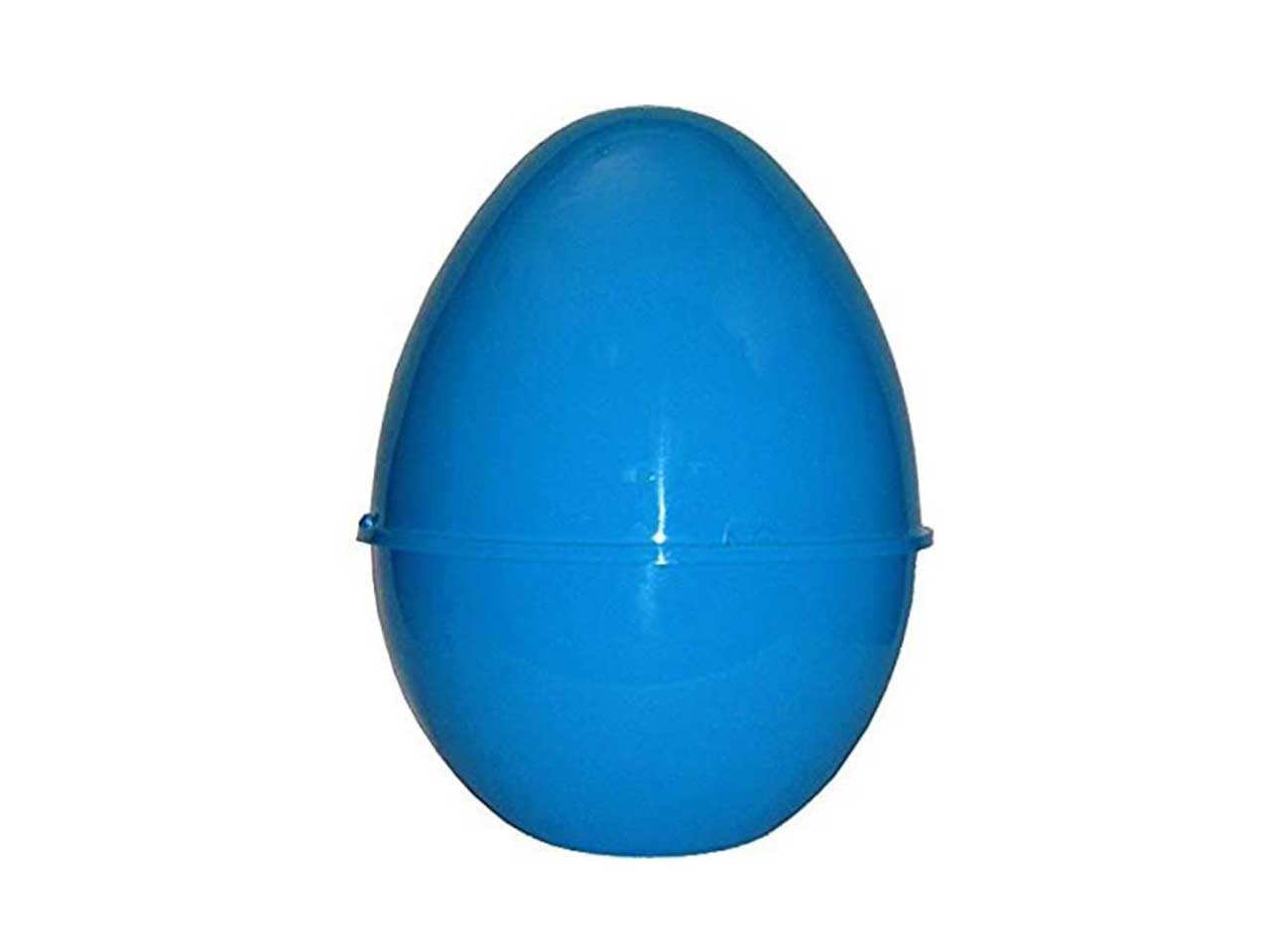Uovo guscio grande azzurro h.40cm