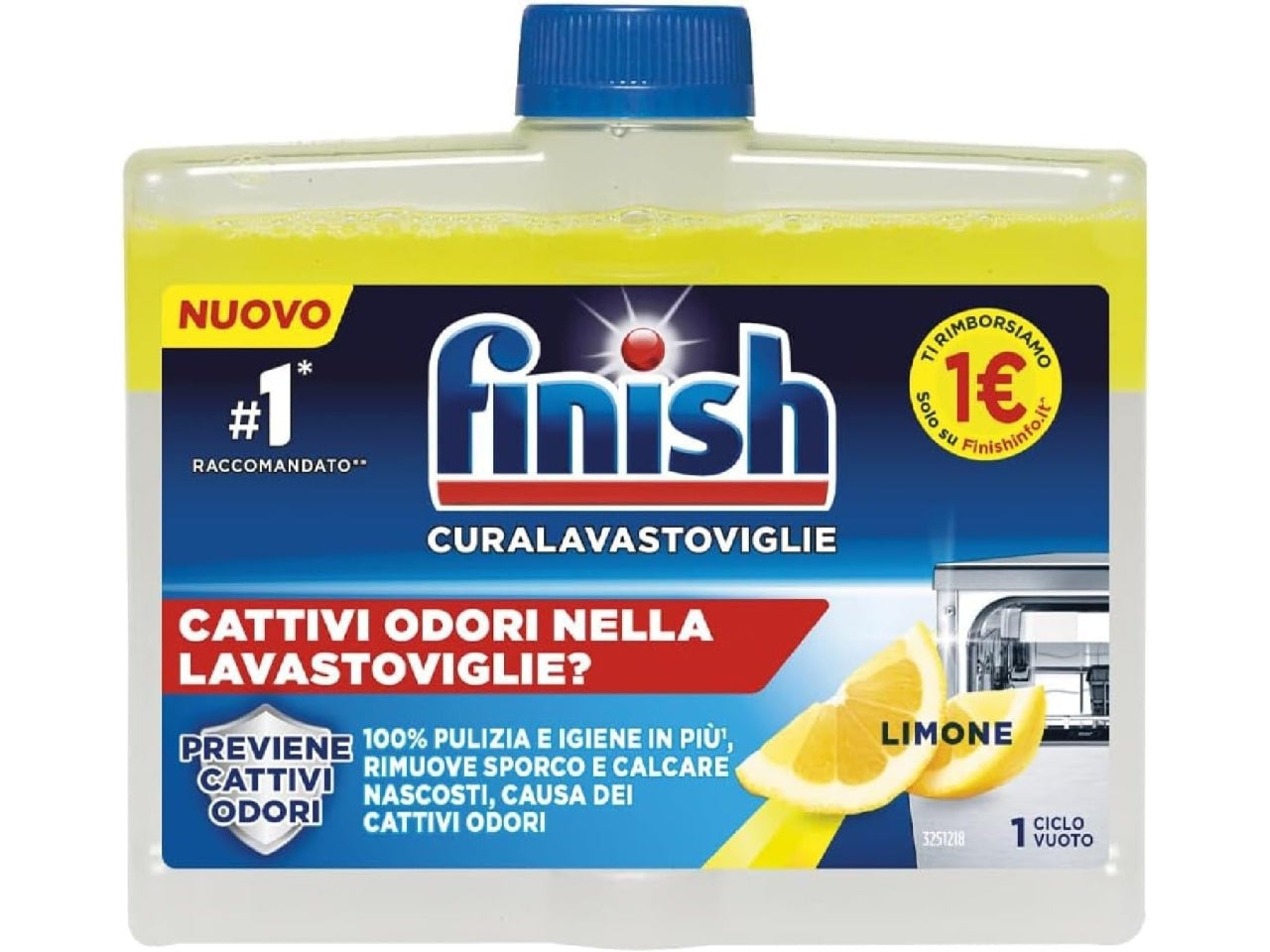Finish curalavastoviglie 250ml limone$