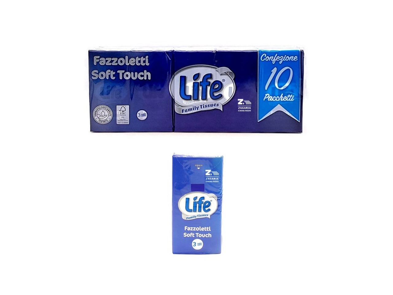 Fazzoletti life x10 3veli$