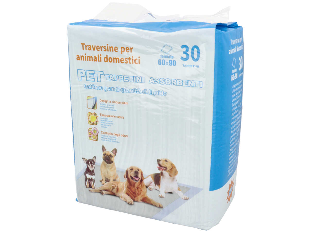 Traverse per animali 60x90cm - confezione da 30 traverse$